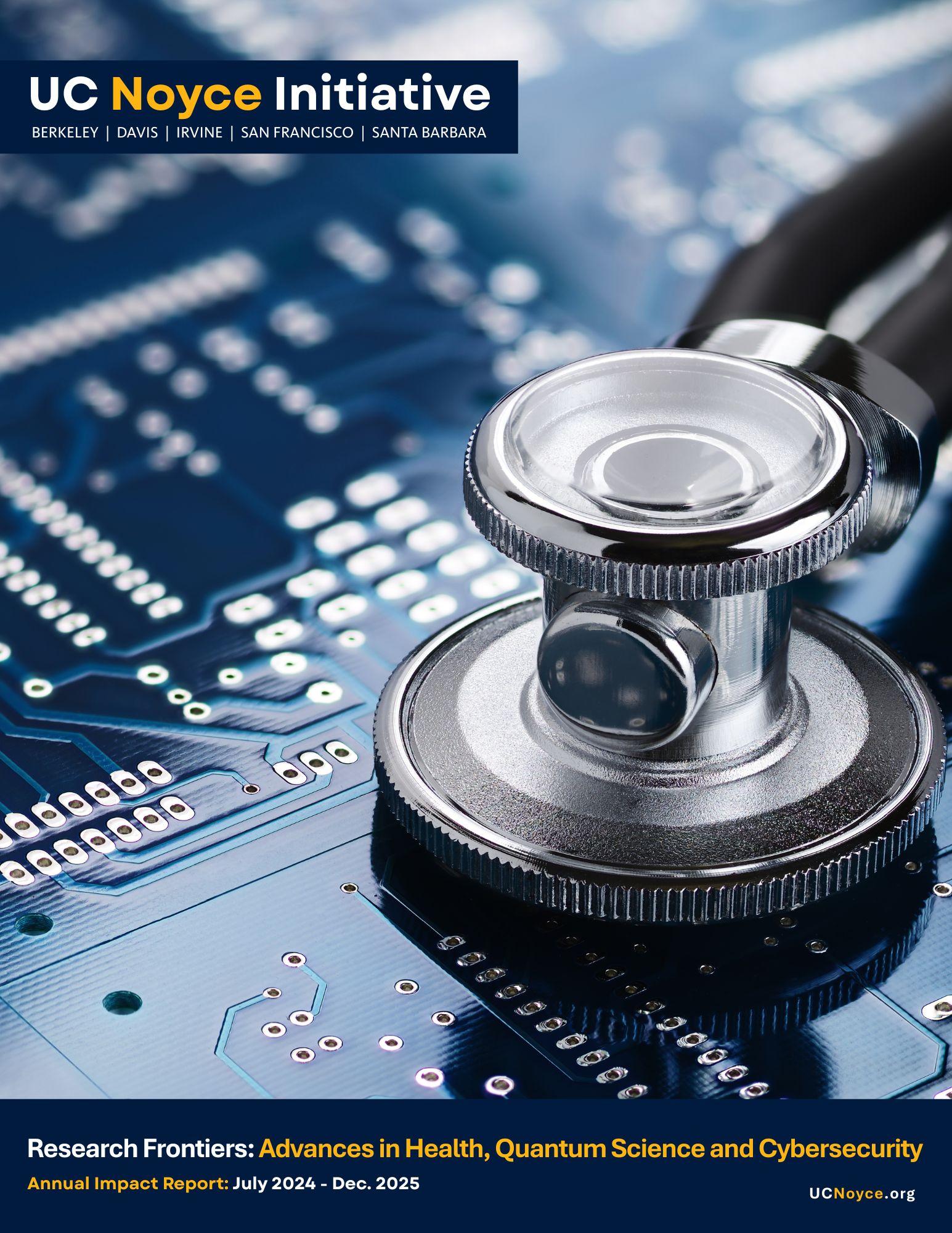 Cover of UC Noyce Initiative 2024-25 Impact Report