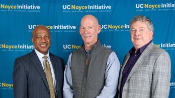 Chancellor May, Tim and VC Atkinson