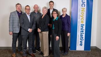 Vice chancellors and Noyce Trust rep and Bryan Kerner