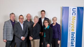 Vice chancellors and Noyce Trust rep and Bryan Kerner