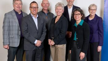 Vice chancellors and Noyce Trust rep and Bryan Kerner